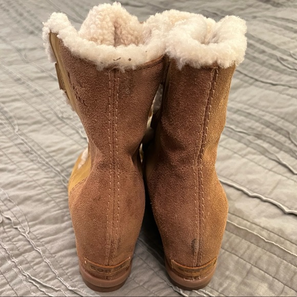 Sorel Joan of Arctic II Shearling Wedge sz 7 EU 38 - Picture 6 of 16